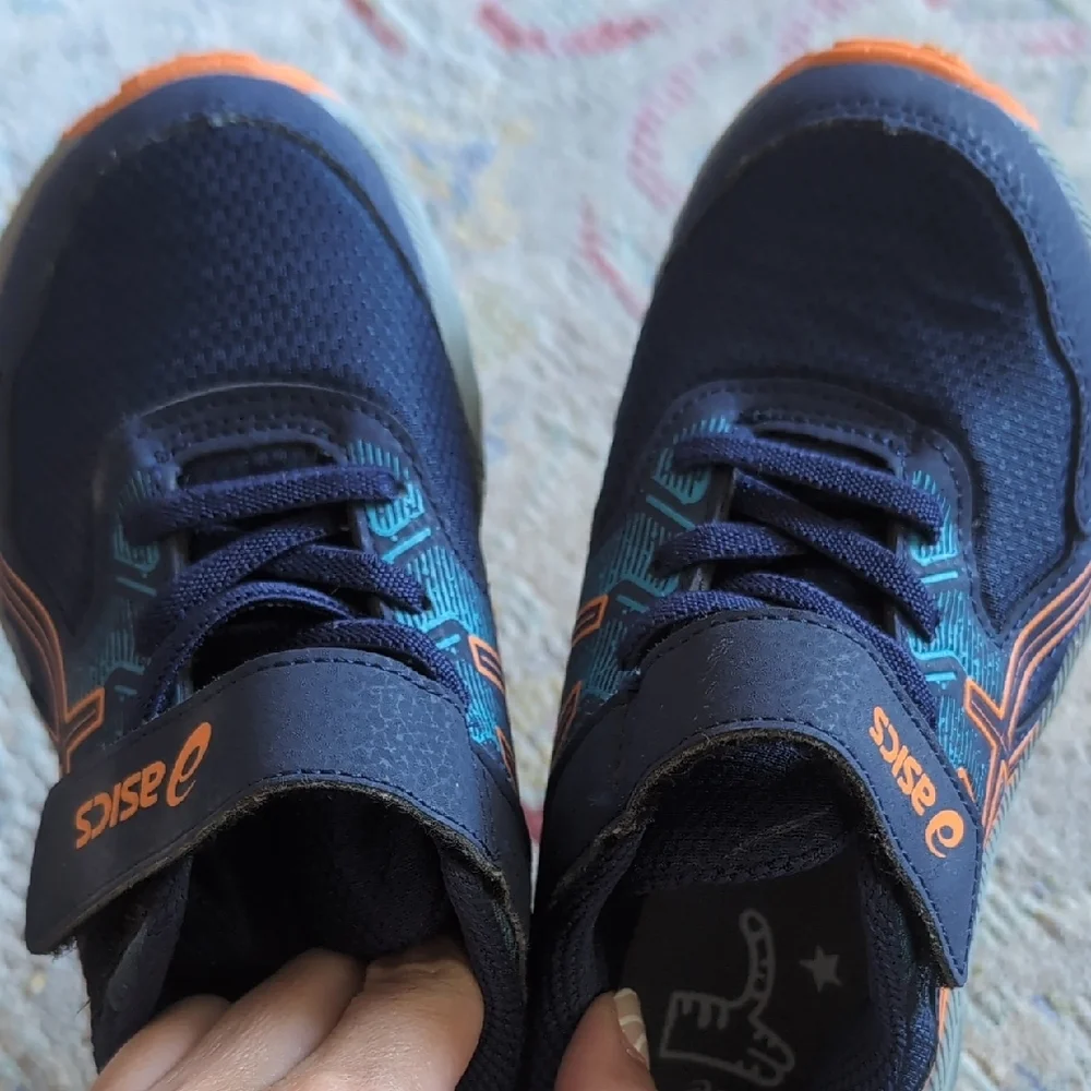 EUC Asics Blue and Orange Sneakers with Breathable Mesh - Picture 7 of 7